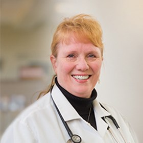 Portrait of Dr. Sara Rybarcyzk hospitalist at Upland Hills Health Dodgeville Wisconsin