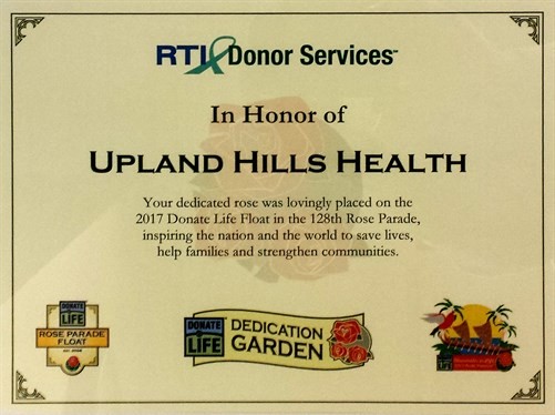 RTI-honors -UHH-certificate